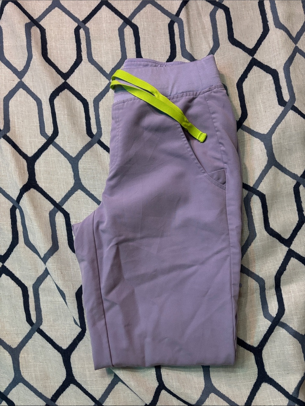 Figs Zamora high Waisted Jogger Scrub Lavender Dew XXS/P